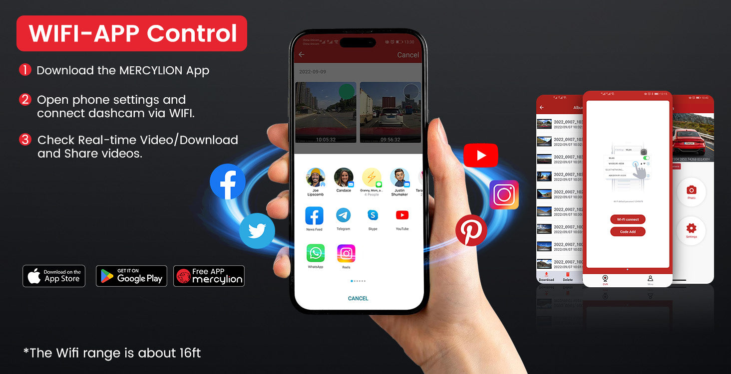 wifi dash cam for bmw