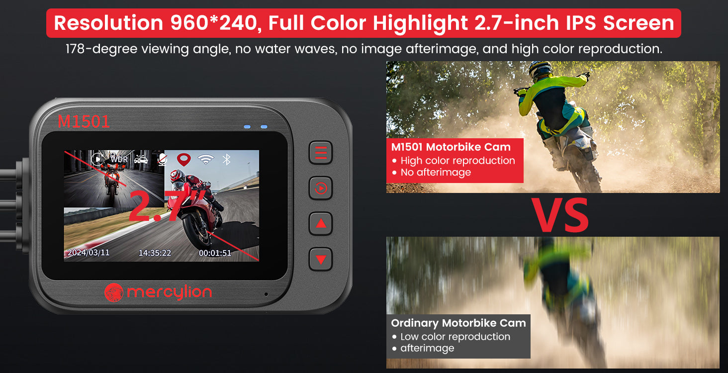 motorcycle dash cam waterproof