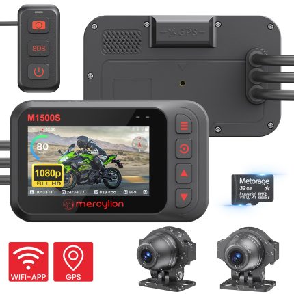 Mercylion M1500S Motorcycle Dash Camera