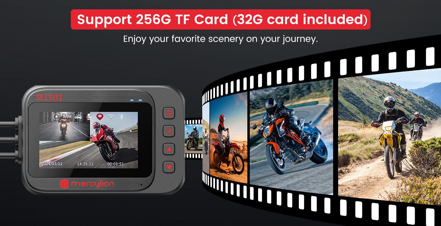 motorcycle rear view camera kit