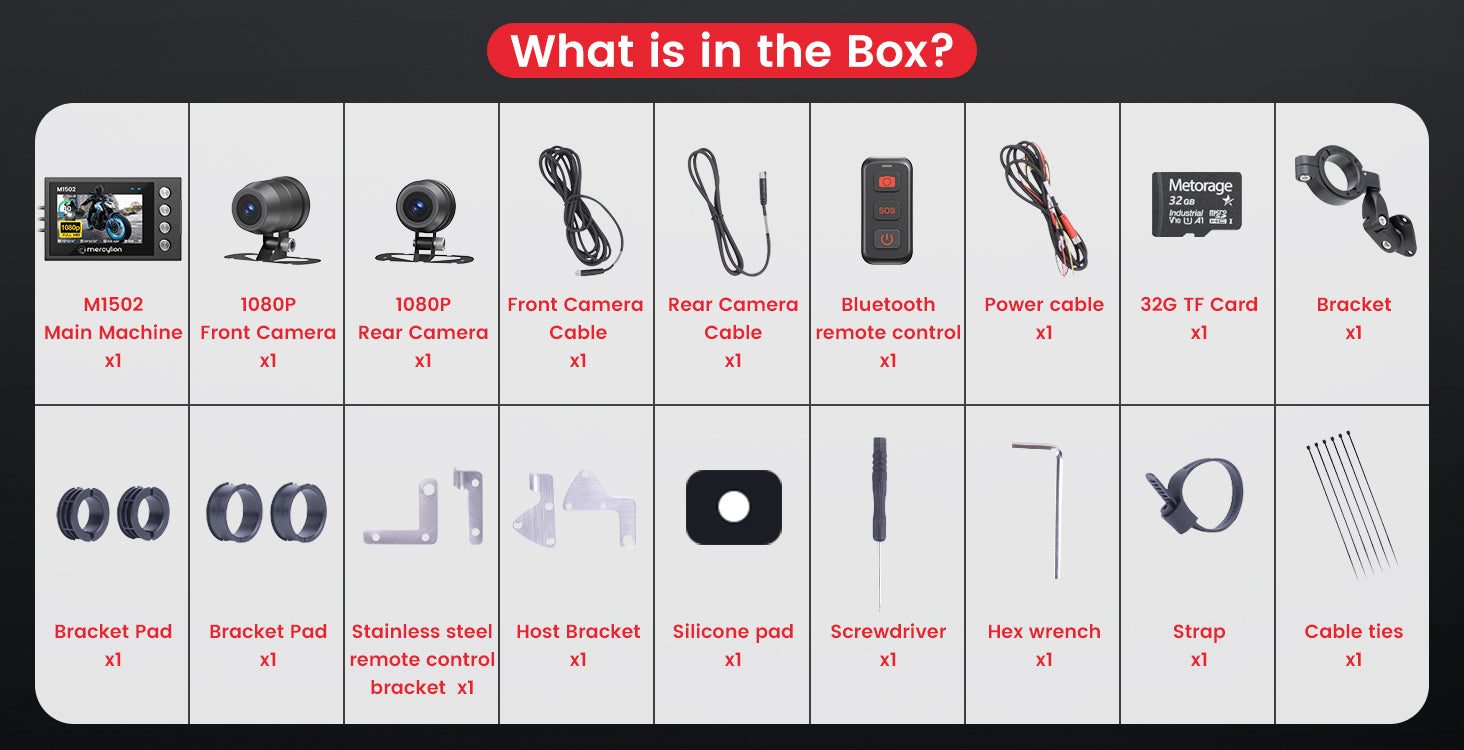 motorcycle rear view camera and monitor