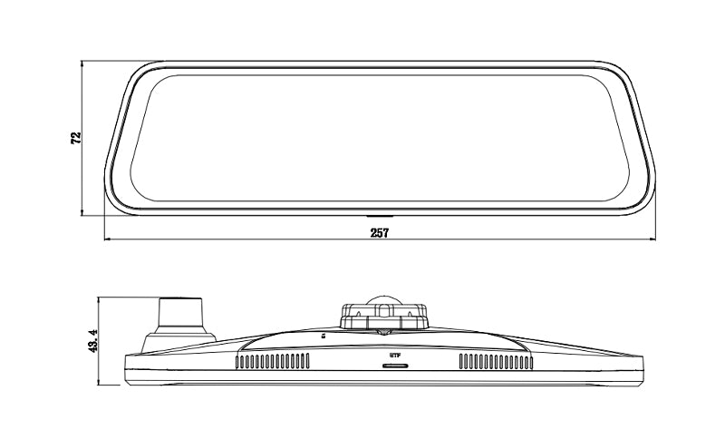 rear cam smart mirror